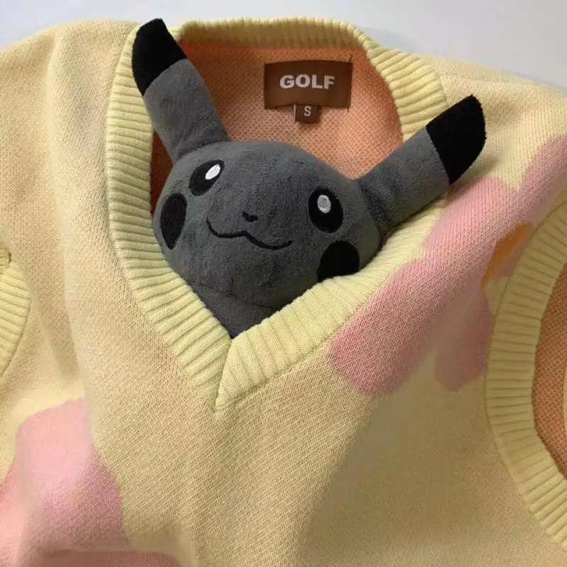 Men Sweater Vests Luxury Golf Flower Le Fleur Tyler The Creator Knit Casual Sweaters Vest Sleeveless Asian Plug Size High Drake 
Men Sweater Vests Luxury Golf Flower Le Fleur Tyler The Creator Knit Casual Sweaters Vest Sleeveless Asian Plug Size High Drake