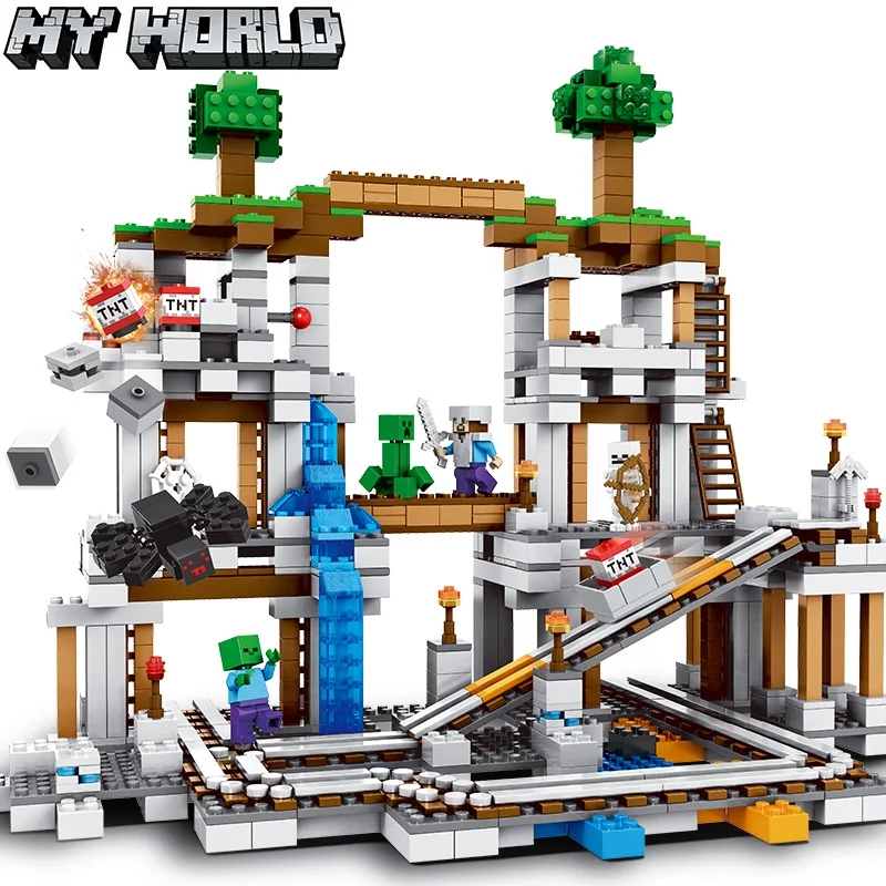 926 шт., строительные блоки совместимы с 21118 myworld the mine 2