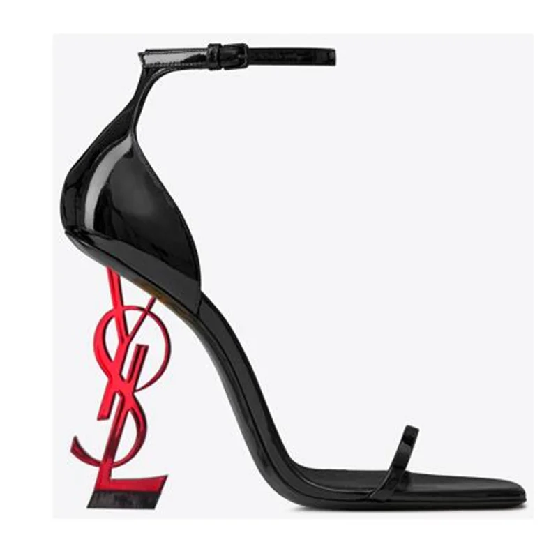 Y Style Classics Brand High Heel Sandal Genuine Leather Letter Heel Women Wedding Shoes Patent Leather 34-43
Y Style Classics Brand High Heel Sandal Genuine Leather Letter Heel Women Wedding Shoes Patent Leather 34-43