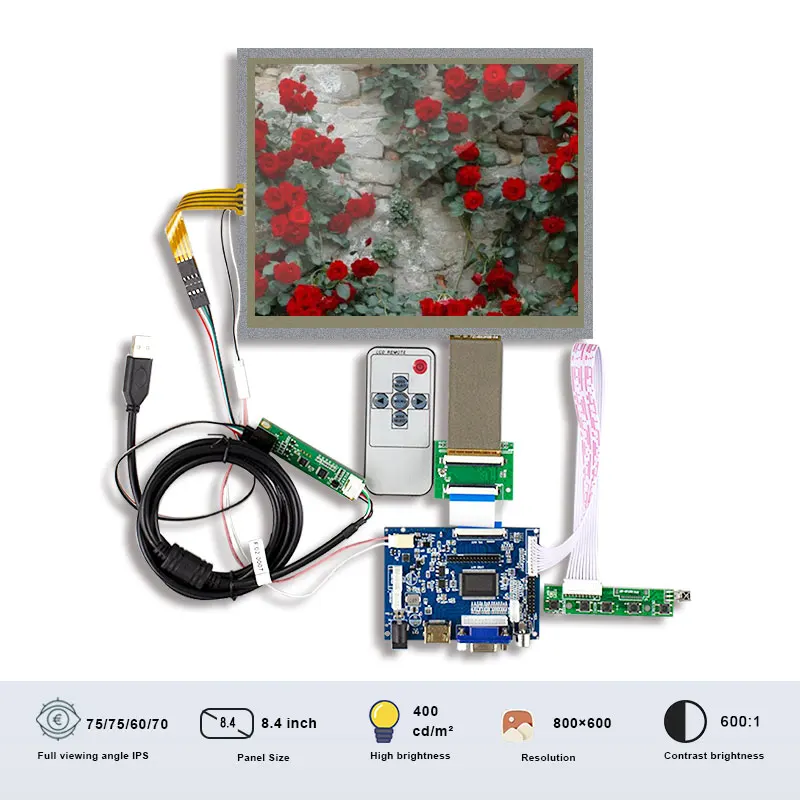 Original HannStar HSD084ISN1-A01 8.4 Inch 800*600 SRGB LCD Touch Screen with Board for Digital Photo Frame
Original HannStar HSD084ISN1-A01 8.4 Inch 800*600 SRGB LCD Touch Screen with Board for Digital Photo Frame