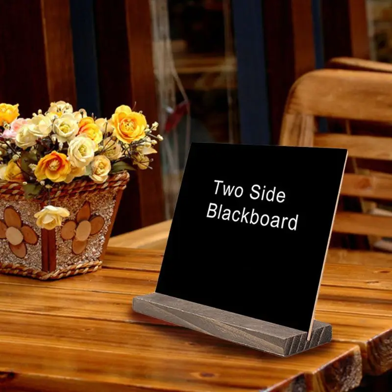 1Set Wood Tabletop Chalkboard Double Sided Blackboard Message Board Children Kids Toy K92F
1Set Wood Tabletop Chalkboard Double Sided Blackboard Message Board Children Kids Toy K92F