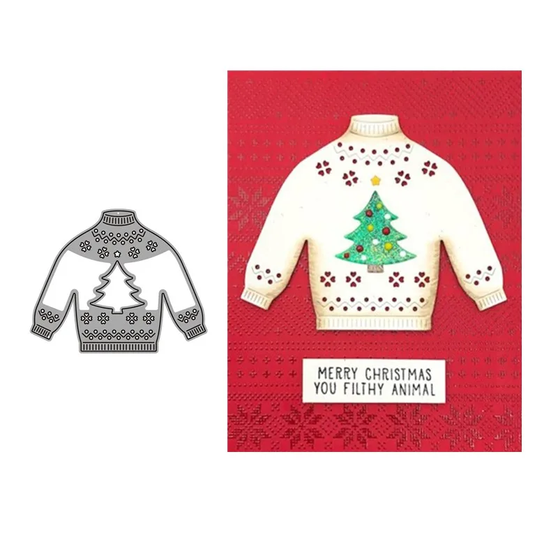 Christmas Tree Cothes Metal Cut Dies Stencils for Scrapbooking Stamp/Photo Album Decorative Embossing DIY Paper Cards
Christmas Tree Cothes Metal Cut Dies Stencils for Scrapbooking Stamp/Photo Album Decorative Embossing DIY Paper Cards