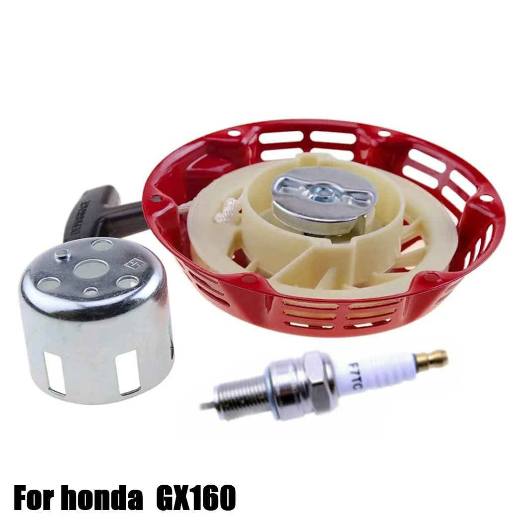 Parts Recoil Pull Starter Kit Recoil Pull Starter Spark Plug Starter Cup For 5.5HP 6.5HP Generator
Parts Recoil Pull Starter Kit Recoil Pull Starter Spark Plug Starter Cup For 5.5HP 6.5HP Generator