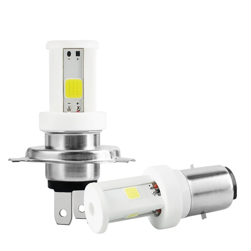 H4 BA20D Motorcycle Headlight Bulbs Ceramic LED 3 Sides COB Moto Lights High Low Beam Scooter Motobike Head Lamp White 12V
H4 BA20D Motorcycle Headlight Bulbs Ceramic LED 3 Sides COB Moto Lights High Low Beam Scooter Motobike Head Lamp White 12V