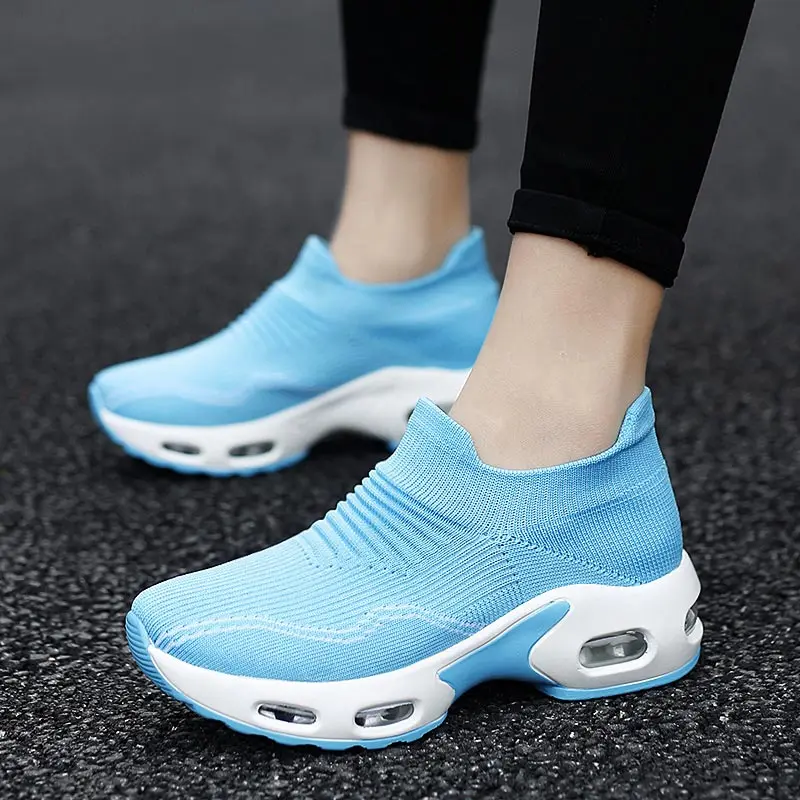 Big Size Slip-ons Air Cushion Sneakers Socks for Women Sports Shoes for Girls Sport Shoes for Women Running Blue Tennis GMB-2369
Big Size Slip-ons Air Cushion Sneakers Socks for Women Sports Shoes for Girls Sport Shoes for Women Running Blue Tennis GMB-2369