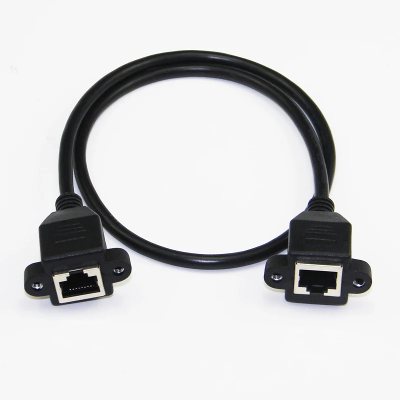 5 шт./лот Cat5 8pin RJ45 гнездо Ethernet LAN Сетевой удлинитель адаптера разъем
