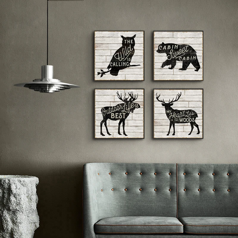 Abstract Animal Quotes Deer Bear Owl Wall Art Canvas Painting Nordic Poster And Prints Wall Pictures For Living Room Home Decor
Abstract Animal Quotes Deer Bear Owl Wall Art Canvas Painting Nordic Poster And Prints Wall Pictures For Living Room Home Decor