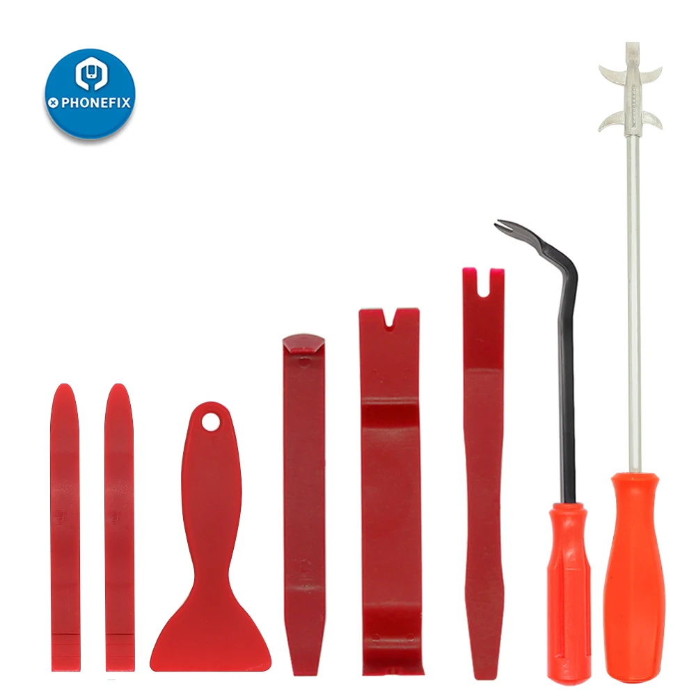 8pcs Car Trim Removal Tools Kit Auto Door Clip Panel Trim Dashboard Removal Tool Tire Stones Cleaning Hook Car Repair Hand Tools
8pcs Car Trim Removal Tools Kit Auto Door Clip Panel Trim Dashboard Removal Tool Tire Stones Cleaning Hook Car Repair Hand Tools