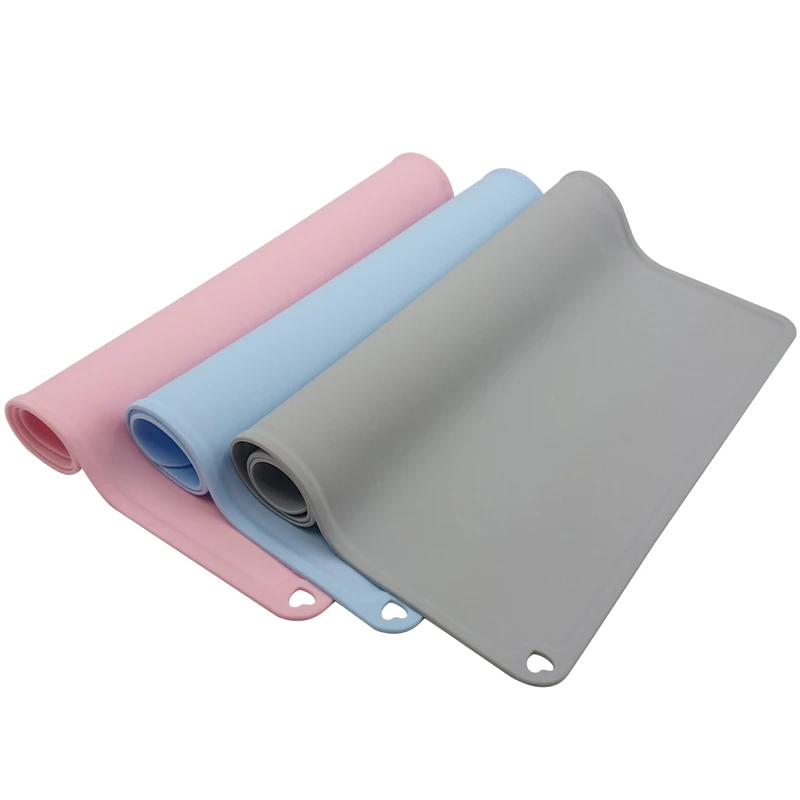 Waterproof Pet Mat For Dog Cat Solid Color Silicone Pet Food Pad Pet Bowl Drinking Mat Dog Feeding Placemat Easy Clean
Waterproof Pet Mat For Dog Cat Solid Color Silicone Pet Food Pad Pet Bowl Drinking Mat Dog Feeding Placemat Easy Clean