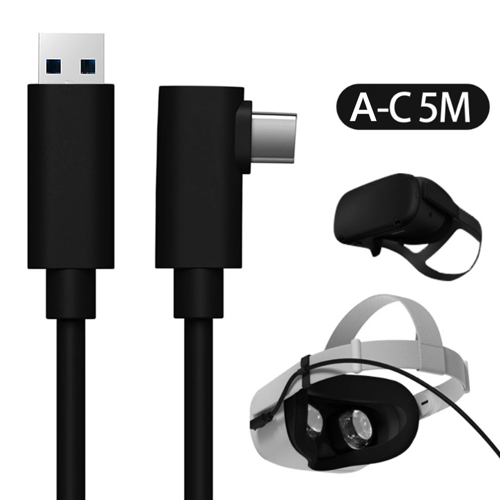 Quest 2 and Quest Pc Vr Quest Type-c 3.2 Data Cable 3m 5m Oculus Link Virtual Reality Cable for Steam
Quest 2 and Quest Pc Vr Quest Type-c 3.2 Data Cable 3m 5m Oculus Link Virtual Reality Cable for Steam