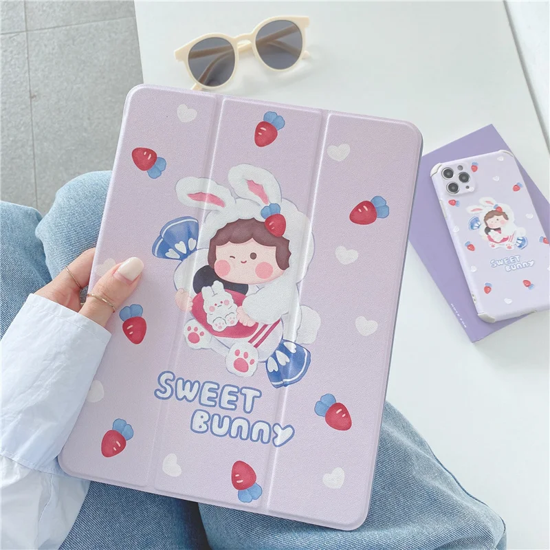 For iPad AIR 3 10.5 Pro 2020 11 inch Cases 2019 for iPad Air2 9.7 Mini 5 Cover Cute Cartoon With Pencil Slot Case
For iPad AIR 3 10.5 Pro 2020 11 inch Cases 2019 for iPad Air2 9.7 Mini 5 Cover Cute Cartoon With Pencil Slot Case