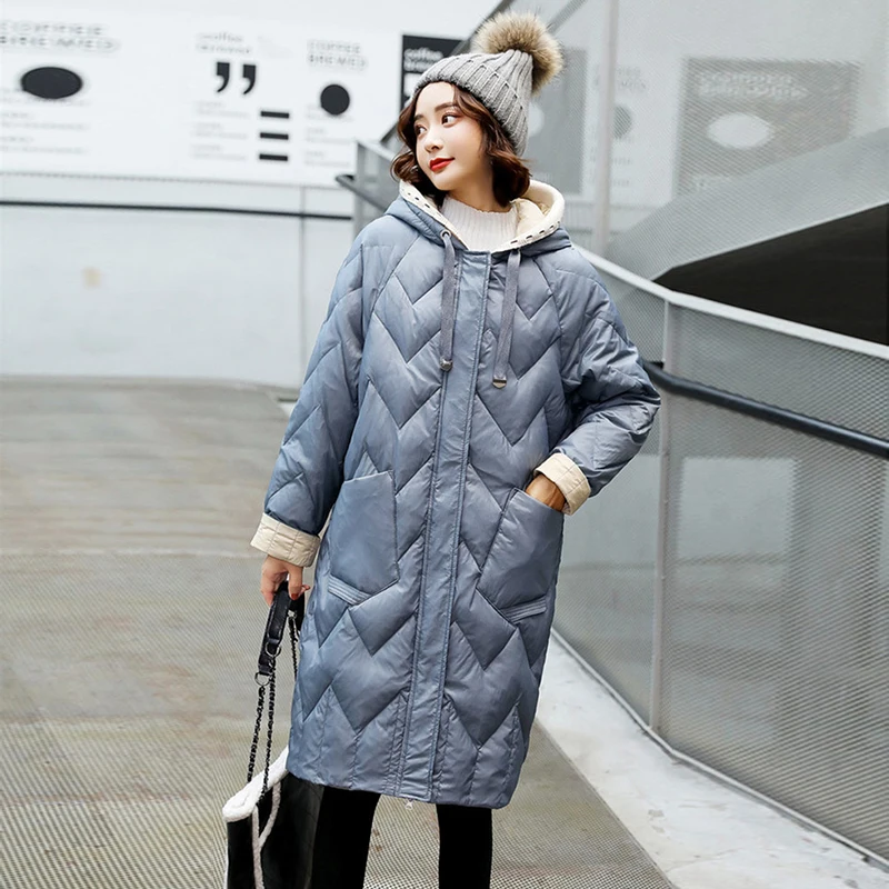 SEDUTMO Winter Long Duck Down Jacket Women Oversize Warm Thick Coat Autumn Fashion Casual Hooded Puffer Jacket ED1687
SEDUTMO Winter Long Duck Down Jacket Women Oversize Warm Thick Coat Autumn Fashion Casual Hooded Puffer Jacket ED1687