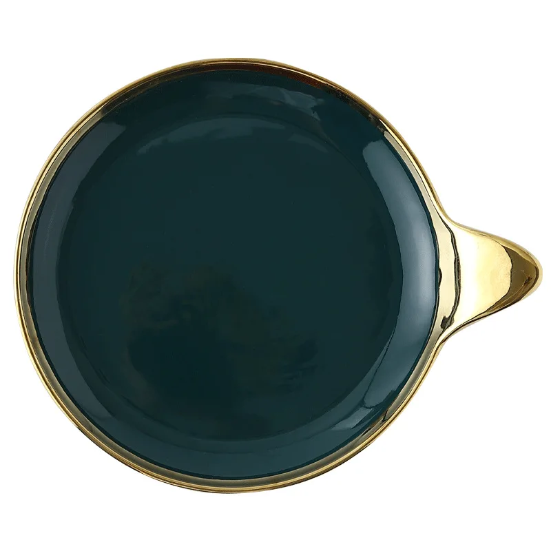 Nordic Ceramic Ring Dinnerware Set Bowl Dishes Saucer Combination 11.5inch Plate Green Light Luxury Modern Dinner Set
Nordic Ceramic Ring Dinnerware Set Bowl Dishes Saucer Combination 11.5inch Plate Green Light Luxury Modern Dinner Set