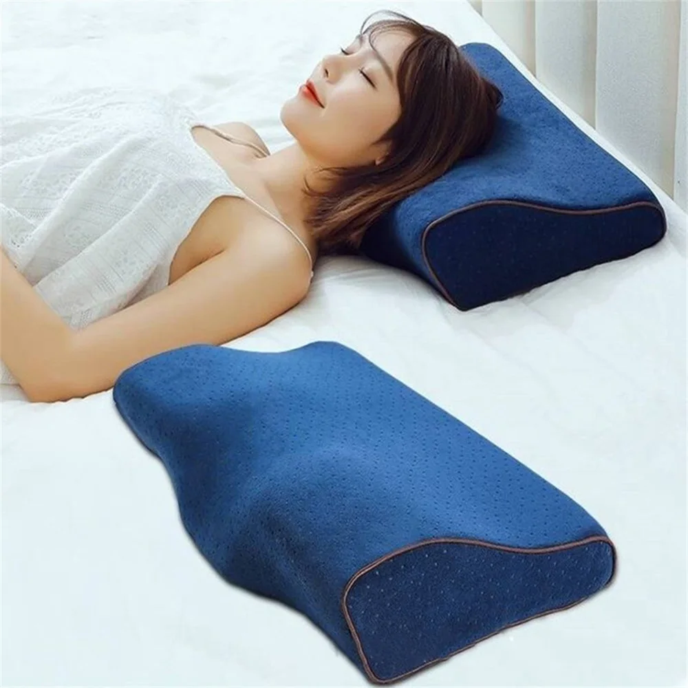 Orthopedic Memory Foam Pillow Sleep Head Restraint Comfort Soft Neck Protect Accessory Travel Rest Cervical Pillow Butterfly
Orthopedic Memory Foam Pillow Sleep Head Restraint Comfort Soft Neck Protect Accessory Travel Rest Cervical Pillow Butterfly