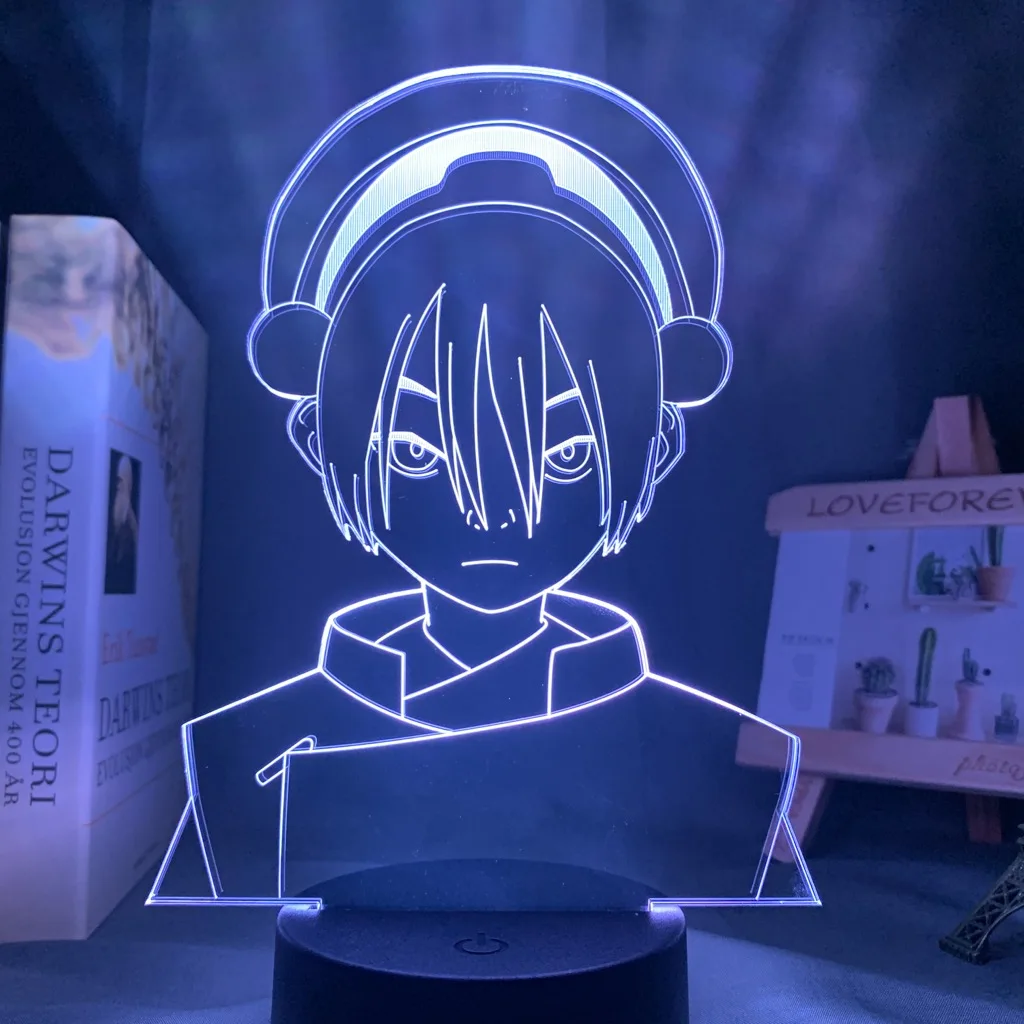 3d-лампа Аватара Последний Воздушный поплавок Toph Beifong для домашнего декора подарок на день рождения светодиодный ночник Аватар Декор комнат...
3d-лампа Аватара Последний Воздушный поплавок Toph Beifong для домашнего декора подарок на день рождения светодиодный ночник Аватар Декор комнат...