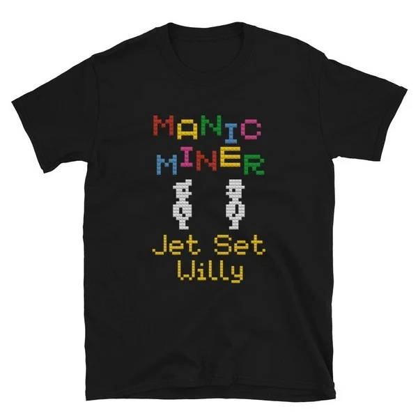 Arcade Manic Miner Jet Set Willy Video Game Retro Vintage 80s 8-Bits T-Shirt
Arcade Manic Miner Jet Set Willy Video Game Retro Vintage 80s 8-Bits T-Shirt