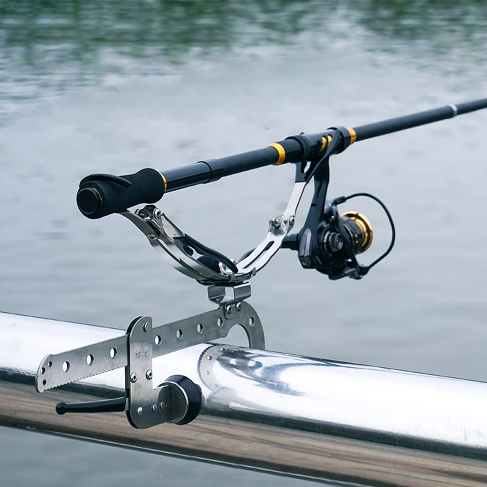 Folding Bridge Fishing Bracket Stainless Steel Dual-Use Ice Fishing Raft Holder Fishing Gear Holder Pole Extend Stretched Stand
Folding Bridge Fishing Bracket Stainless Steel Dual-Use Ice Fishing Raft Holder Fishing Gear Holder Pole Extend Stretched Stand