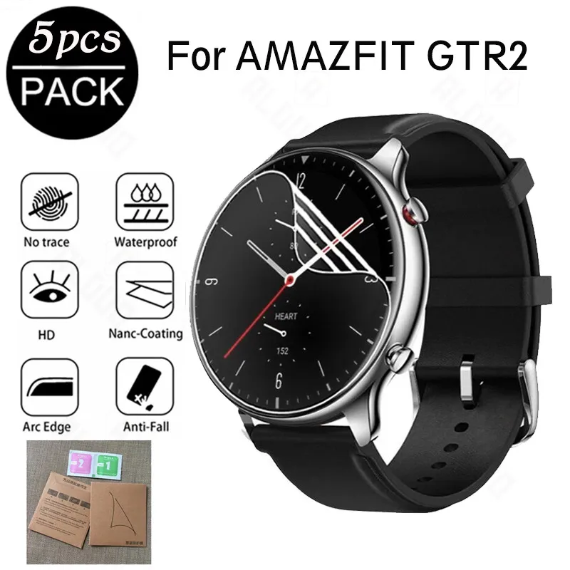 Гидрогелевая пленка из ТПУ Для Xiaomi AMAZFIT GTR 2 2e 3 Pro GTR2 Smart Watch HD прозрачная защитная