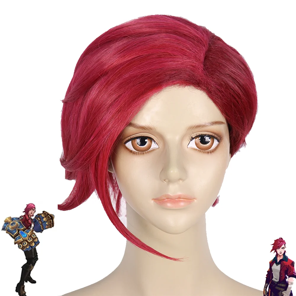 LOL Anime Battle of Two Cities Wei Vi Wei Ole Cosplay League of Legends Synthetic Wig Short Red Curly Hair Natural Hairline Wig
LOL Anime Battle of Two Cities Wei Vi Wei Ole Cosplay League of Legends Synthetic Wig Short Red Curly Hair Natural Hairline Wig