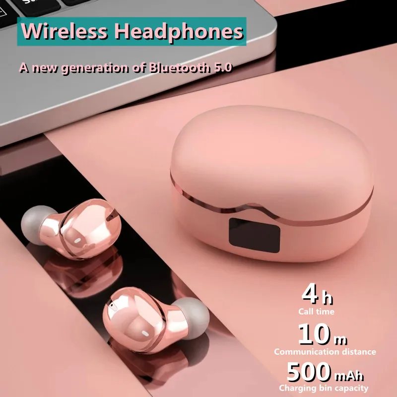 2022 New TWS Wireless Headphones Bluetooth Earphones In-ear Touch Control Mini Earbuds Noise Cancelling Headset with Microphone
2022 New TWS Wireless Headphones Bluetooth Earphones In-ear Touch Control Mini Earbuds Noise Cancelling Headset with Microphone