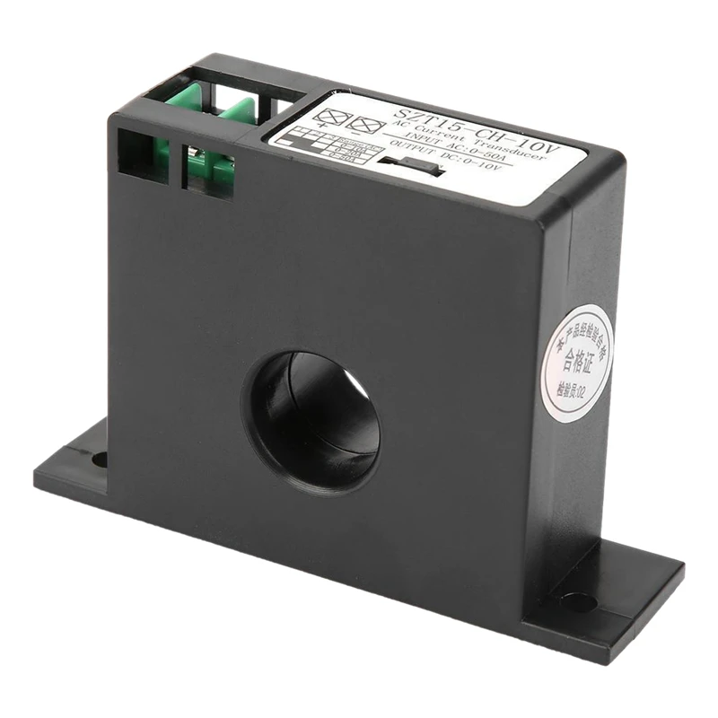 SZT15-CH-10V AC Current Transmitter Current Mutual Inductor AC 0-50A to DC 0-10V
SZT15-CH-10V AC Current Transmitter Current Mutual Inductor AC 0-50A to DC 0-10V