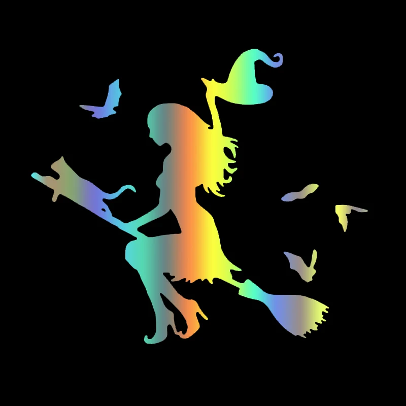 S51192 Various Sizes/Colors Car Stickers Vinyl Decal Witch Flying On Broom Motorcycle Decorative Accessories Waterproof
S51192 Various Sizes/Colors Car Stickers Vinyl Decal Witch Flying On Broom Motorcycle Decorative Accessories Waterproof