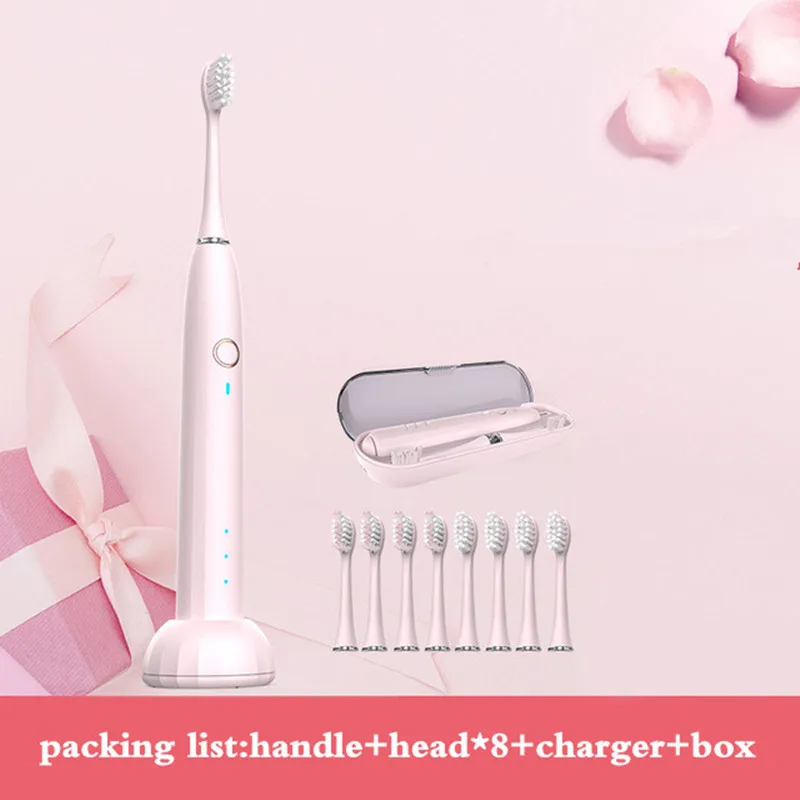 Adult sonic electric toothbrush wireless induction charging sonic electric toothbrush couple sonic pulse electric toothbrush
Adult sonic electric toothbrush wireless induction charging sonic electric toothbrush couple sonic pulse electric toothbrush
