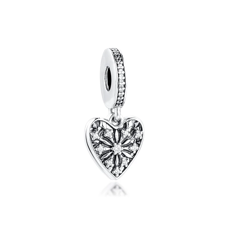 Fits for Pandora Charms Bracelets 100% 925 Sterling-Silver-Jewelry Heart of Winter Beads with Clear CZ Free Shipping
Fits for Pandora Charms Bracelets 100% 925 Sterling-Silver-Jewelry Heart of Winter Beads with Clear CZ Free Shipping