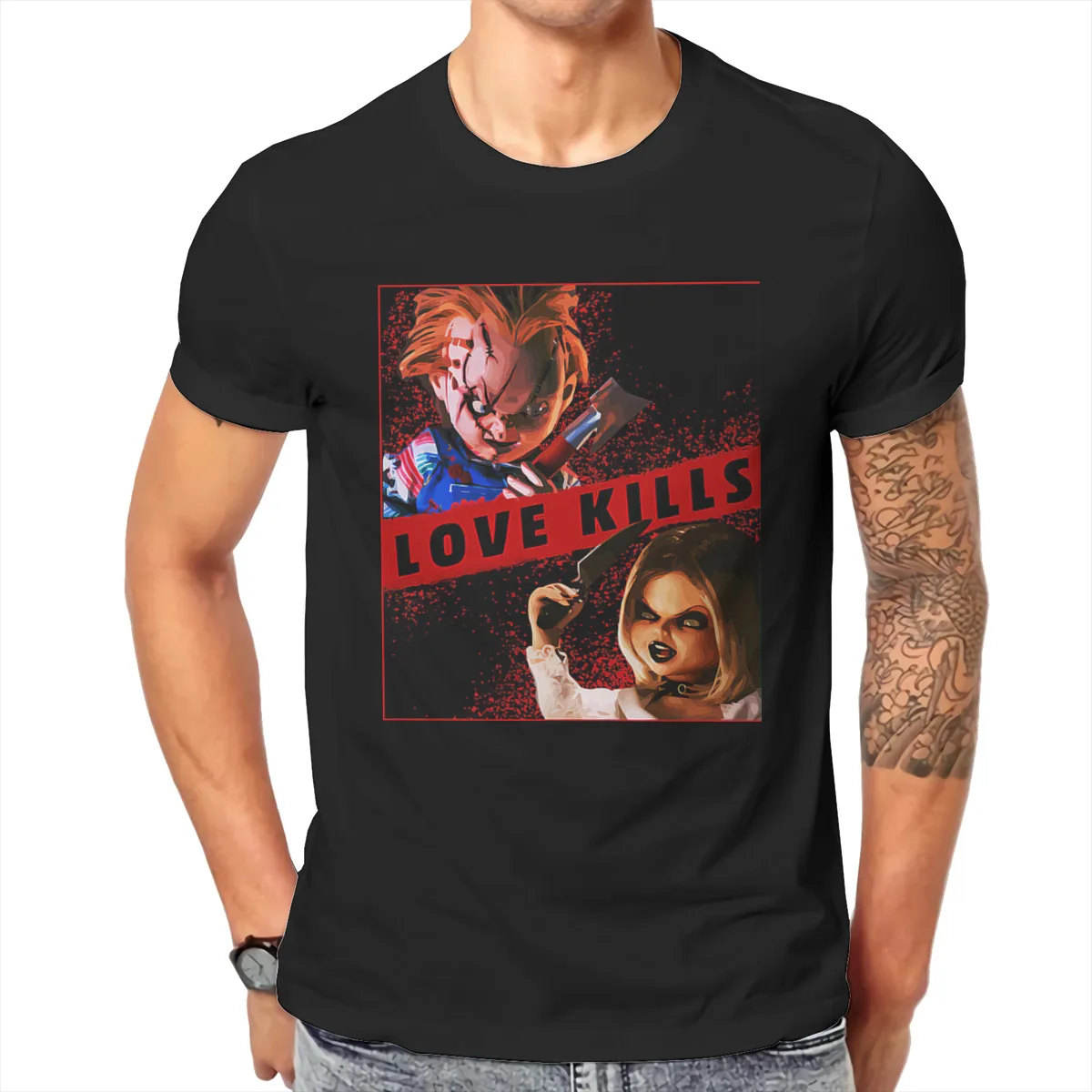 Child'S Play Chucky And Tiffany Love Kills T shirt Men T shirt summer T-shirt
Child'S Play Chucky And Tiffany Love Kills T shirt Men T shirt summer T-shirt