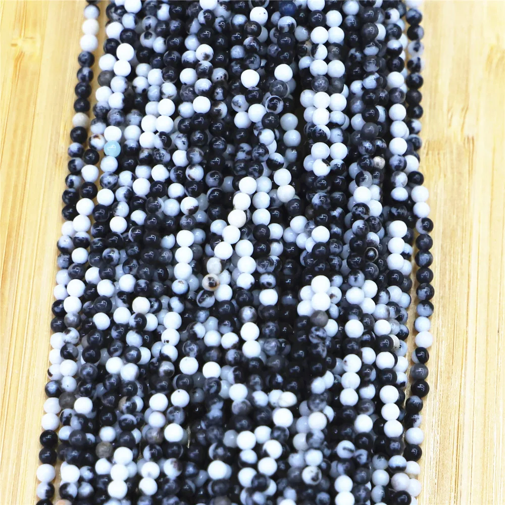 Wholesale 710pcs Black and White Zebra Striped Round Beads 3mm Natural Stone for Making Jewelry Diy Bracelets
Wholesale 710pcs Black and White Zebra Striped Round Beads 3mm Natural Stone for Making Jewelry Diy Bracelets