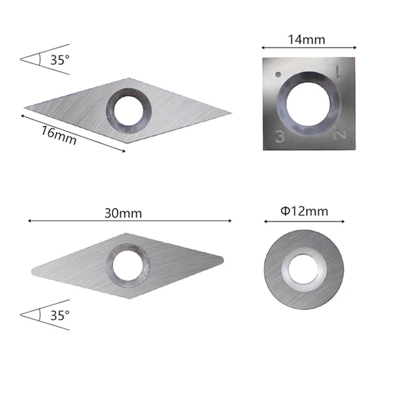 5Pcs/Set Wood Lathe Turning Tool Chisel Changeable Tungsten Carbide Blades Tip Lathe Tool Insert Cutter Woodworking Tool Set
5Pcs/Set Wood Lathe Turning Tool Chisel Changeable Tungsten Carbide Blades Tip Lathe Tool Insert Cutter Woodworking Tool Set