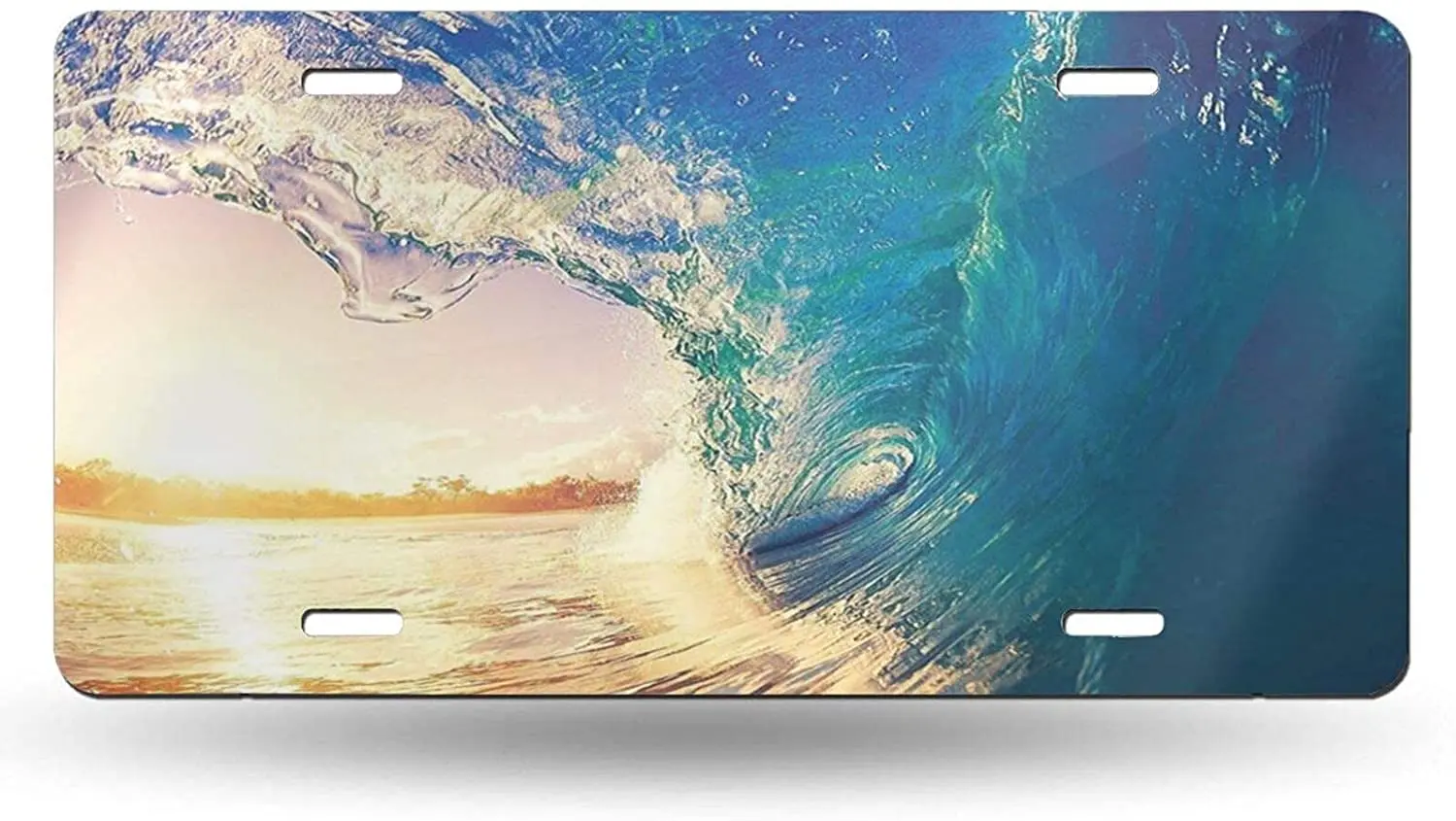 Goden Sunshine Blue Wave License Plate,car Decor Personalise Tag,Novelty Car Front License Plate Metal Aluminum Car Plate
Goden Sunshine Blue Wave License Plate,car Decor Personalise Tag,Novelty Car Front License Plate Metal Aluminum Car Plate