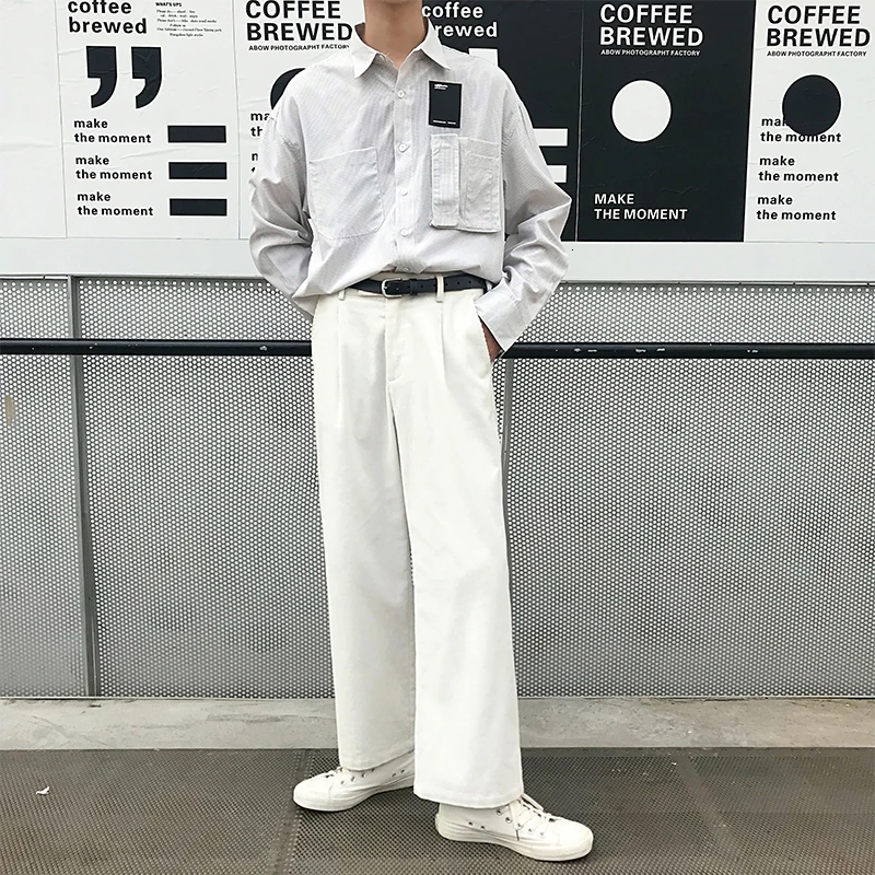 2019 Autumn New Korean Retro Loose British Corduroy Wild Solid Color High Quality Men's Casual Trousers
2019 Autumn New Korean Retro Loose British Corduroy Wild Solid Color High Quality Men's Casual Trousers