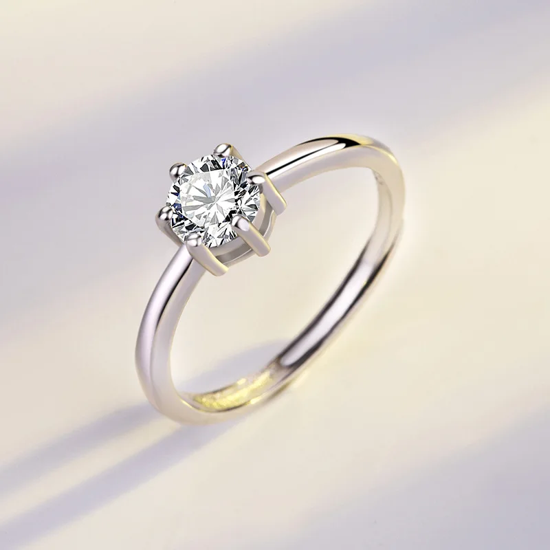 Twinkling Synthetic Moissanite Silver Ring Wedding Finger Rings Engagement Jewelry Fashion Accessories Ornament Drop Shipping
Twinkling Synthetic Moissanite Silver Ring Wedding Finger Rings Engagement Jewelry Fashion Accessories Ornament Drop Shipping