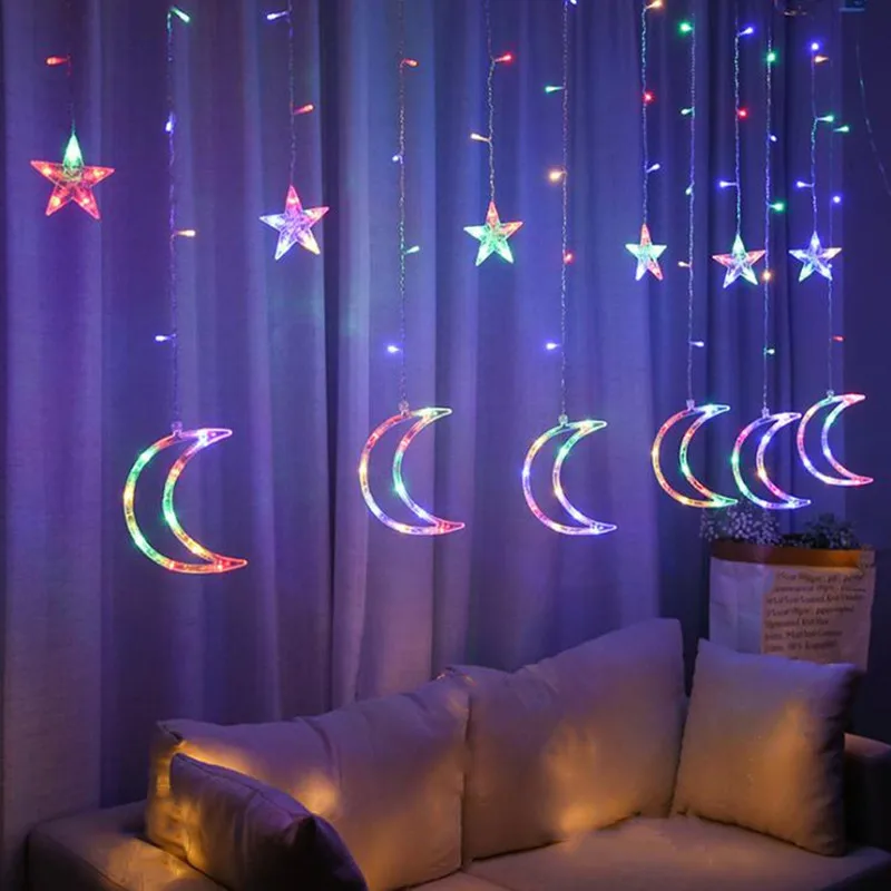 Рождественский домашний декор, 2,5 м, светодиодная занавеска в виде звезды и Луны, светильник ильник в виде сосулек, Рождественское украшение...
Рождественский домашний декор, 2,5 м, светодиодная занавеска в виде звезды и Луны, светильник ильник в виде сосулек, Рождественское украшение...
