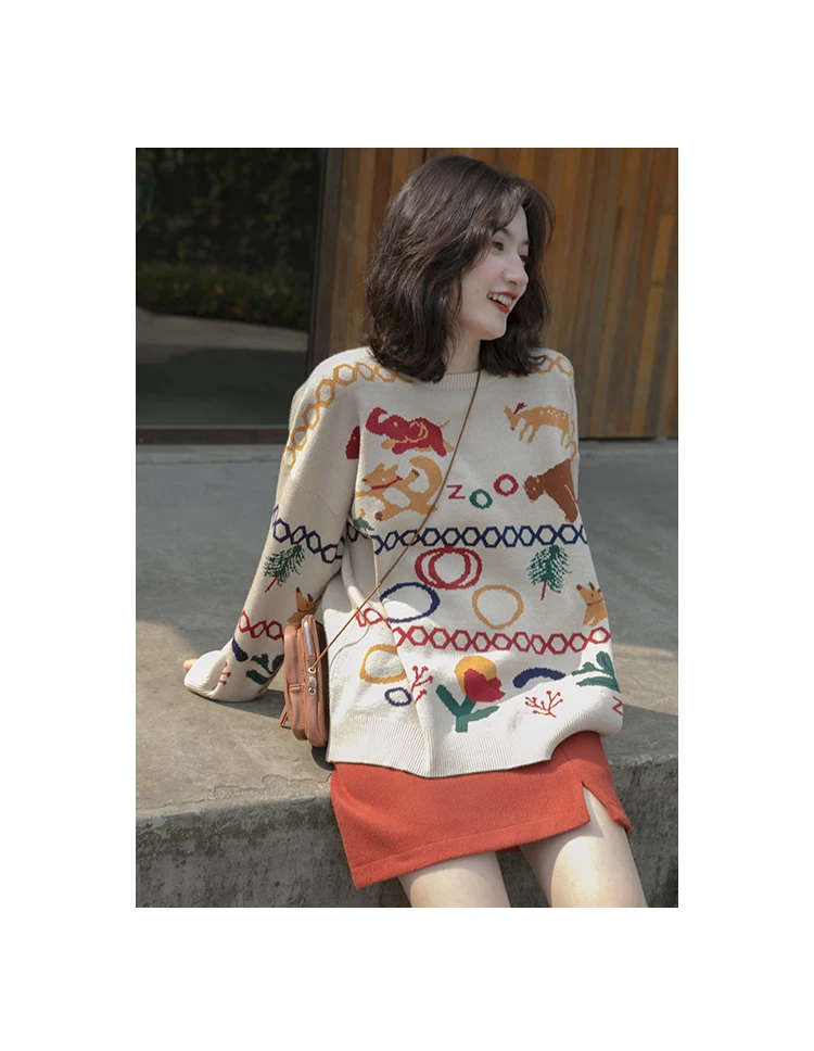 Новинка 2021 осень-зима ослабить и повседневный винтажный милый женский свитер mori girl
Новинка 2021 осень-зима ослабить и повседневный винтажный милый женский свитер mori girl