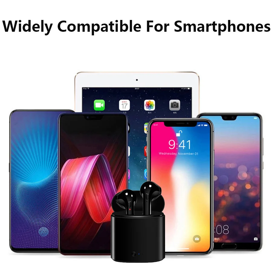 Bluetooth-гарнитура горячая Распродажа i7s tws для всех наушников Спортивная