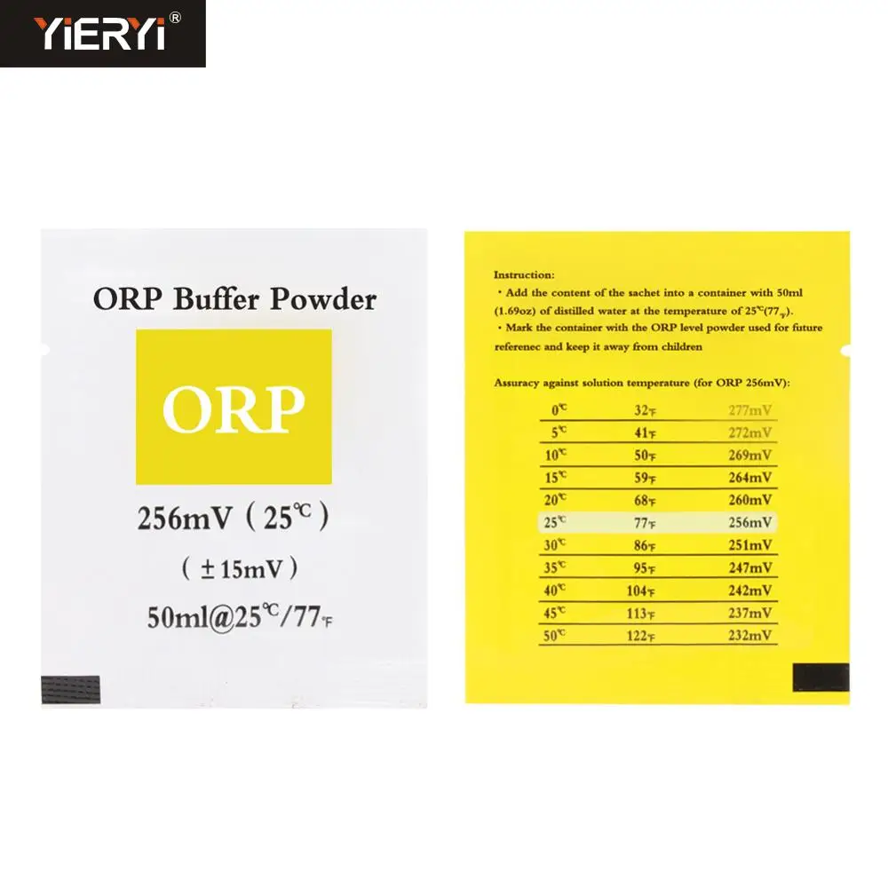 Yieryi 10/30/50 шт. или стандартный буферный порошок ORP тестер стандартное