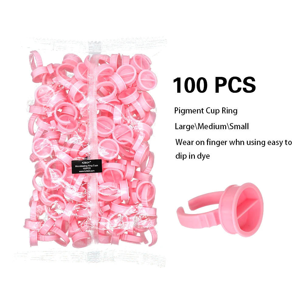 100PCS/Pack Disposable Microblading Ink Holder Pigment Container Pink Large Size Plastic Ink Ring
100PCS/Pack Disposable Microblading Ink Holder Pigment Container Pink Large Size Plastic Ink Ring