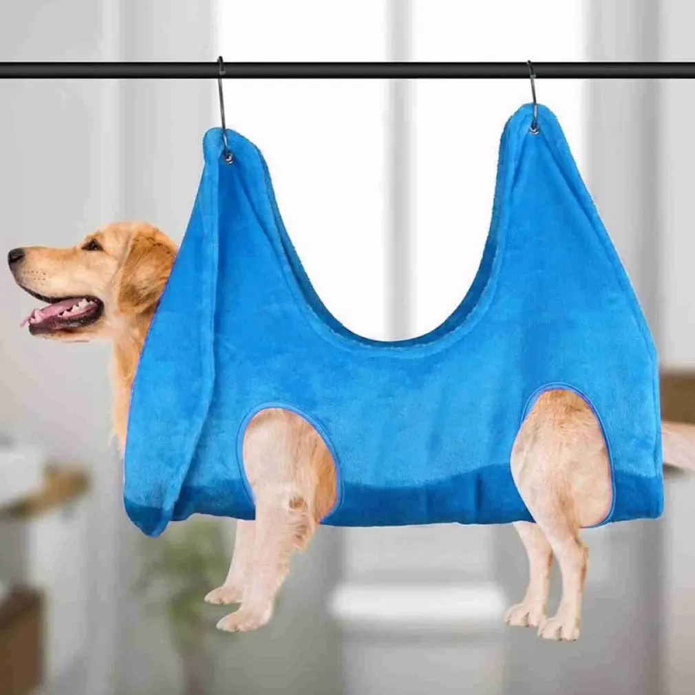 

Hammock Helper Pet Cat And Dog Grooming Hammock Restraint Bag Harness Bath Puppy Cat Dog Nail Clip Cage Bag With Hanging Hook