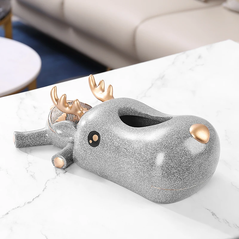 Nordic Modern Living Room Multifunction Elk Resin Tissue Box Coffee Table Desktop Phone Stand Home Decorations X4204 
Nordic Modern Living Room Multifunction Elk Resin Tissue Box Coffee Table Desktop Phone Stand Home Decorations X4204