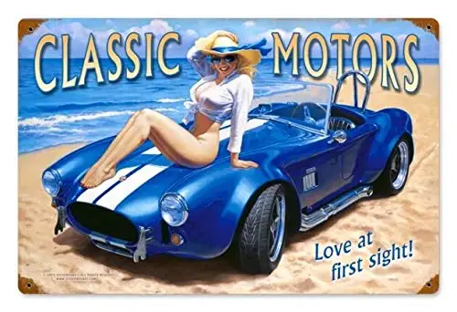Vintage Metal Sign Tin Sign Classic Motors Pin Up Girls Sexy Girl Home Kitchen Bar Restaurant Wall Decor Signs 12x8inch
Vintage Metal Sign Tin Sign Classic Motors Pin Up Girls Sexy Girl Home Kitchen Bar Restaurant Wall Decor Signs 12x8inch