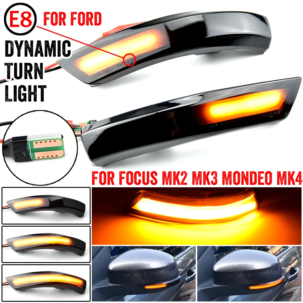 For Ford Focus 2 MK2 2004-2008 C-MAX LED Dynamic Turn Signal Blinker Side Rear-View Mirror Indicator Light
For Ford Focus 2 MK2 2004-2008 C-MAX LED Dynamic Turn Signal Blinker Side Rear-View Mirror Indicator Light