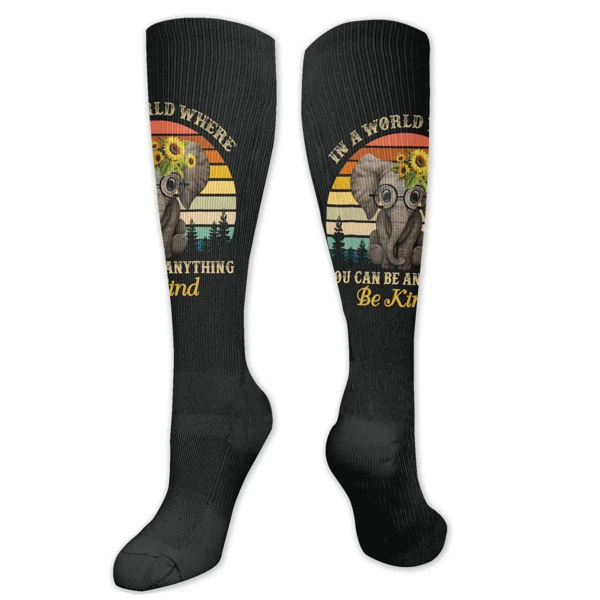 Vintage Kind Elephant Sunflower Compression Socks For Women Men Plus Size Wide Calf For Nurses Running Athletic
Vintage Kind Elephant Sunflower Compression Socks For Women Men Plus Size Wide Calf For Nurses Running Athletic