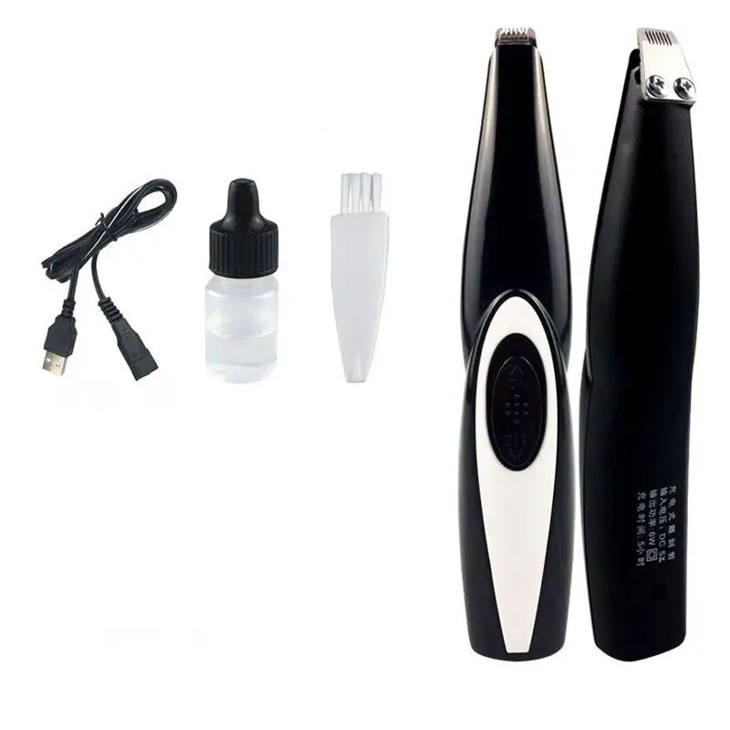 Dog Clippers Professional Pet Foot Hair Trimmer Growing Clipper USB Rechargeable Butt Ear Eyes Cutter Remover New | Дом и сад