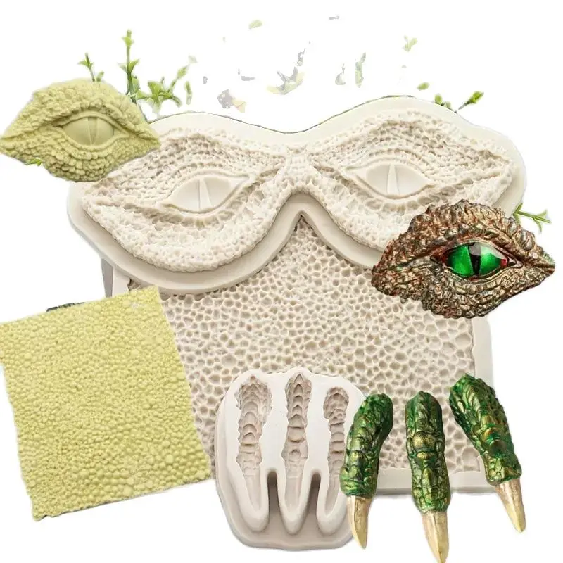 Dinosaur Paw Skin Eye Silicone Fondant Resin Mold for DIY Pastry Cup Cake Dessert Chocolate Lace Decoration Supplies
Dinosaur Paw Skin Eye Silicone Fondant Resin Mold for DIY Pastry Cup Cake Dessert Chocolate Lace Decoration Supplies