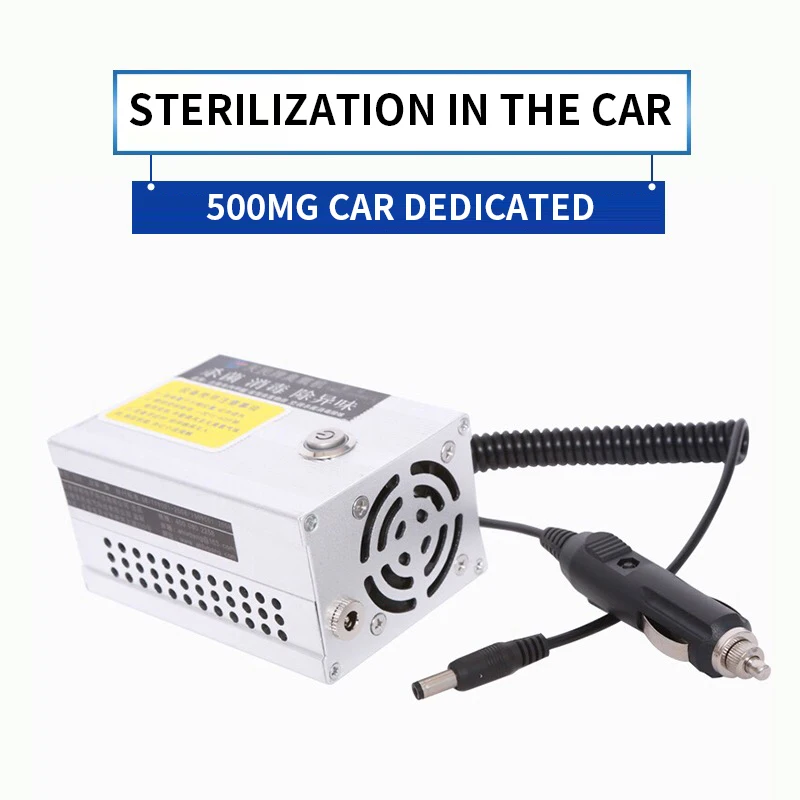 10g Vehicle-mounted 500mg Ozone Generator Disinfection And Removal Of Peculiar Smell Bacteria In Car Formaldehyde Ozone Machine
10g Vehicle-mounted 500mg Ozone Generator Disinfection And Removal Of Peculiar Smell Bacteria In Car Formaldehyde Ozone Machine
