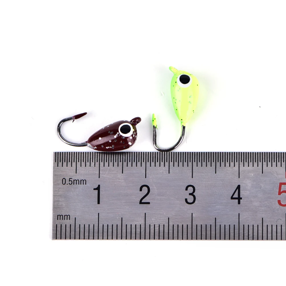 6Pcs/Set New Arrival 1.8cm 2.3g Mini metal lead head hook bait Winter ice fishing lure Wholesale
6Pcs/Set New Arrival 1.8cm 2.3g Mini metal lead head hook bait Winter ice fishing lure Wholesale