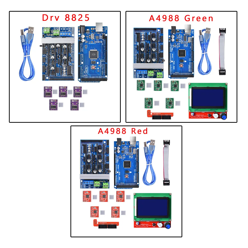 High Quality Ramps 1.6 Board Upgrade Base-on 1.4 1.5 + Mega 2560 R3 For Reprap Mendel + 12864 5A Additional Security
High Quality Ramps 1.6 Board Upgrade Base-on 1.4 1.5 + Mega 2560 R3 For Reprap Mendel + 12864 5A Additional Security
