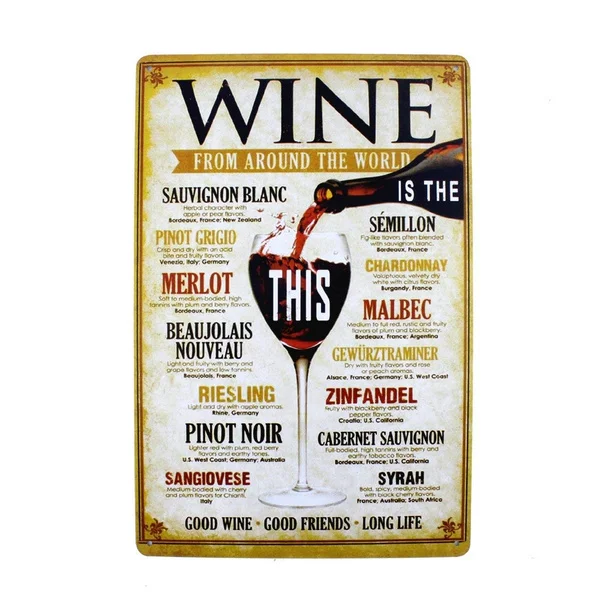 PubbarHome Wall Decor Souvenir Hanging Metal Tin Sign Plate Plaque X Wine
PubbarHome Wall Decor Souvenir Hanging Metal Tin Sign Plate Plaque X Wine